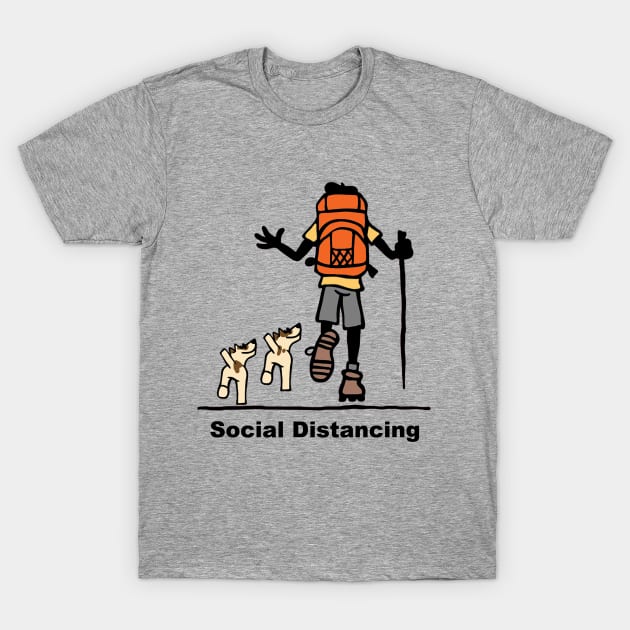 social distancing T-Shirt by martan